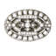 EVENING DRESS 2 OVAL KNOB; DECORATED WITH SWAROVSKI® CLEAR CRYSTAL-2101835813