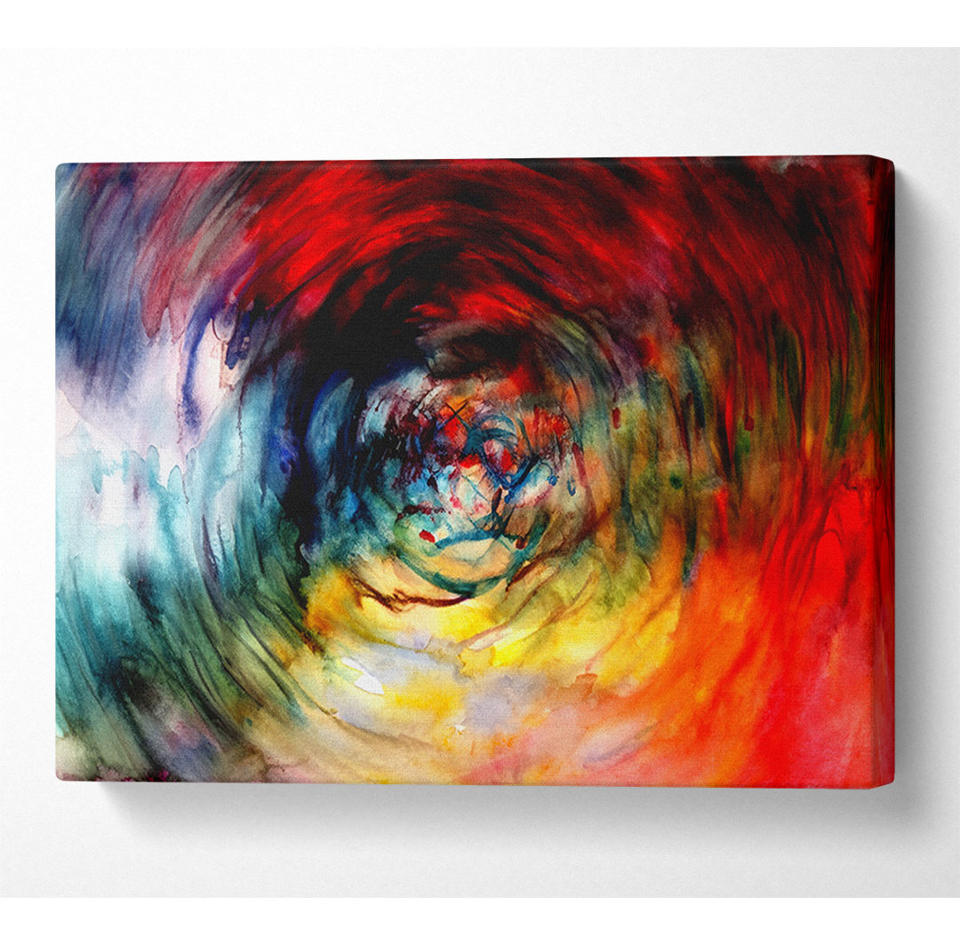 Rainbow Time Warp - Kunstdrucke auf Leinwand - Wrapped Canvas