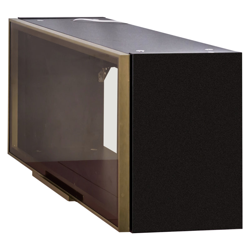 Armoire à épices noire avec porte pour utilisation dans la cuisine - matériau de particules de 15 mm optimisé pour le mur et la salle à manger