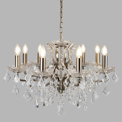 Alize 8 - Light Candle Style Chandelier