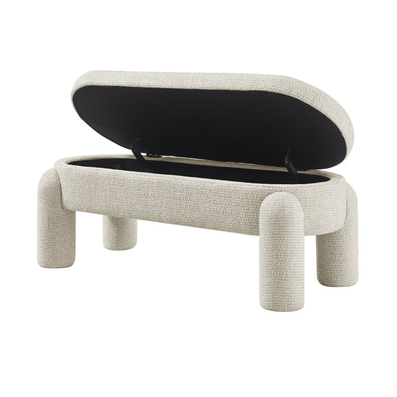 Bowden Chenille Bench, Salzburg Beige