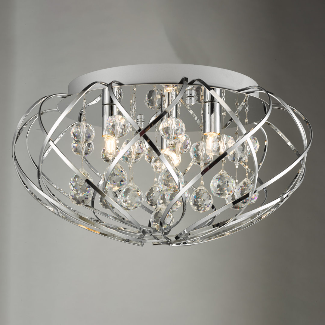 Ordaz 3-Light 37cm Flush Mount