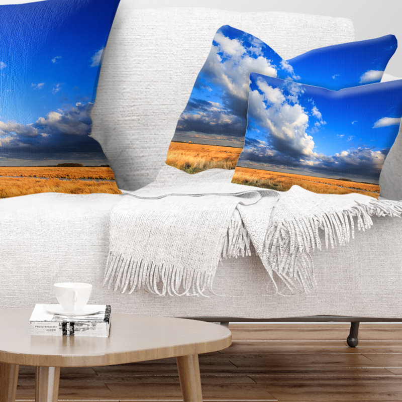 Coussin lombaire imprimé ciel nuageux