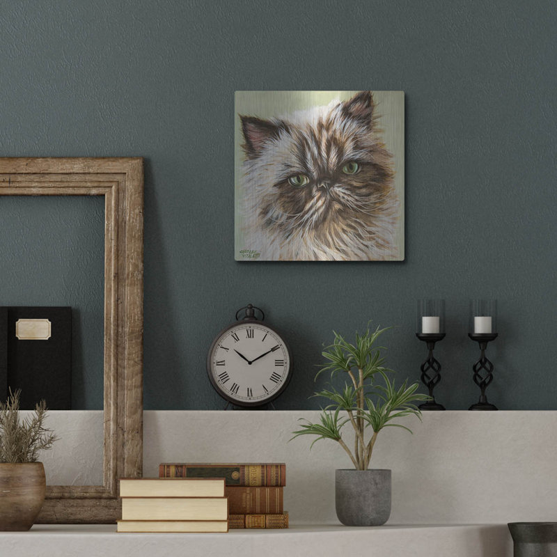 «Persian Cat 2» par Carolee Vitalett, H 12 po x l 12 po