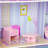 Teamson Kids Wooden 3-Story Dollhouse with 12-pc Accessory Set