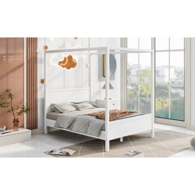 Kevontae Queen bed, Canopy ,Platform Bed with Headboard and Footboard