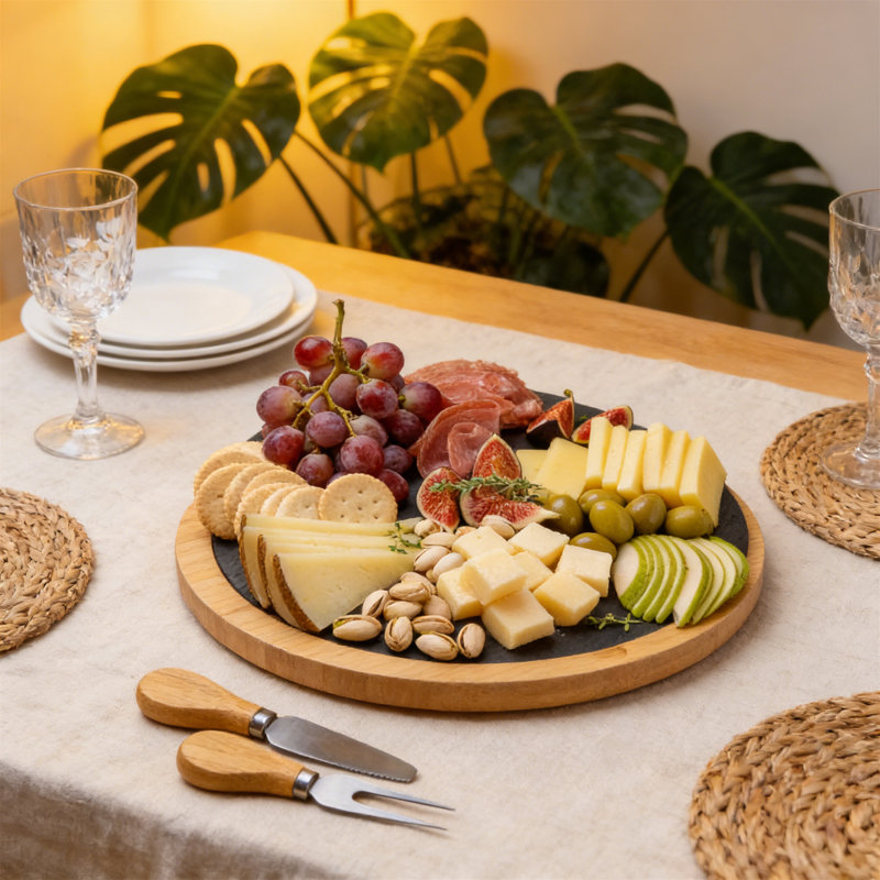 Lily Manor Bamboo Slat / Seagrass Picnic Basket