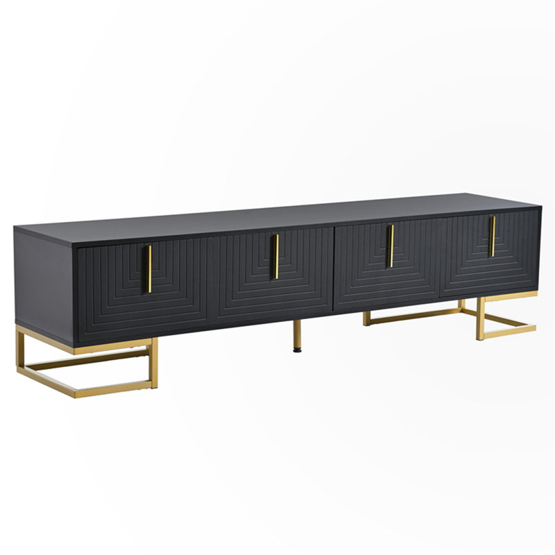 Armoire d'appoint Gared, Noir