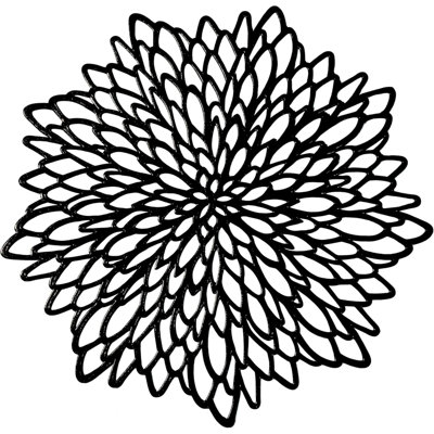 Paquet de 18 napperons de table de salle à manger en vinyle à paillettes métalliques et en vrac pour les fêtes de Noël de l'Action de grâce