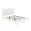 Queen Size Elegant Design Wood Platform Bed With Wooden Slat Support-24822062