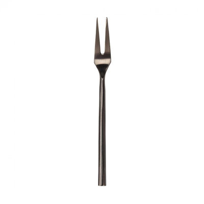 Matte Black Finish Cocktail Fork