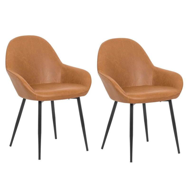 Abbielouise 17.5'' H Upholstered Armchair, Tan