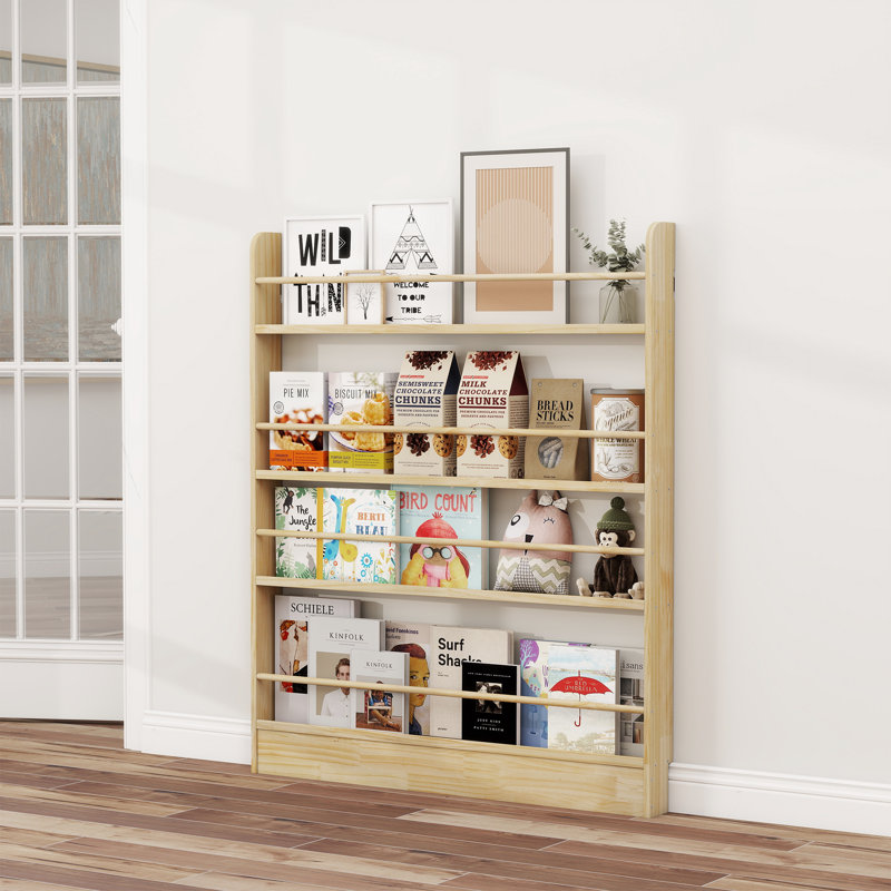 Bibliothèque Be derrière la porte Bibliothèque en bois à 4 niveaux