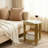  Glass Top End Table With Storage