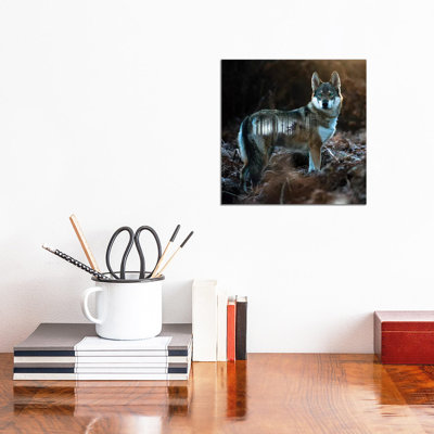Wolf 1 Piece Wall Art on Canvas