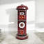 Numerical Metal Quartz Movement / Crystal Tabletop Clock Red