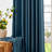 Grommet Room Darkening Linen Textured Curtain-607110990-607110992