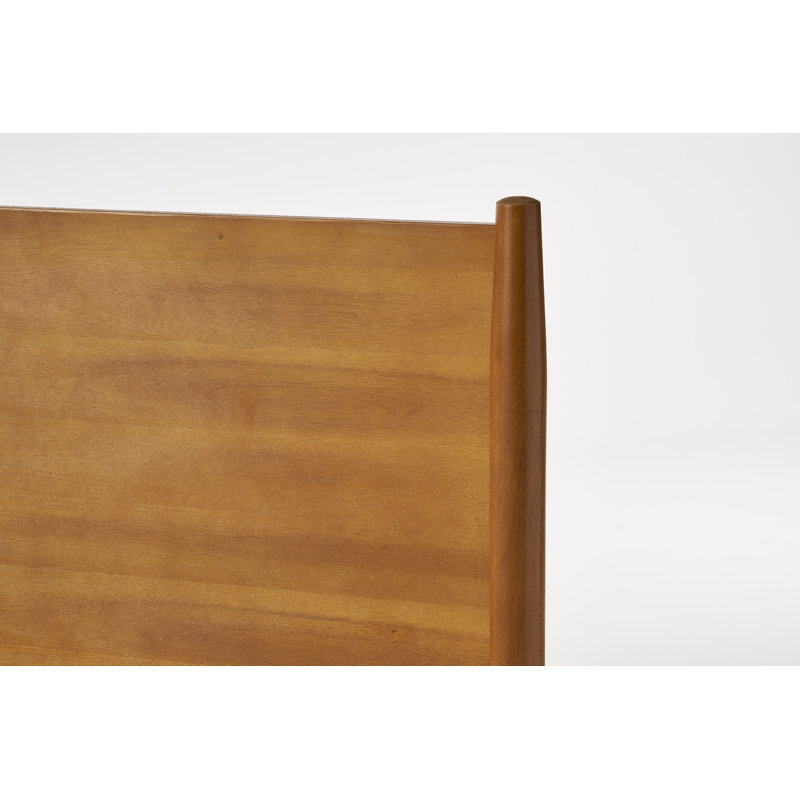 Cohron Solid Wood Platform Bed, Brown, King