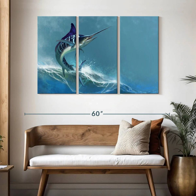 Brampt Marlin Jump, 32" H x 50" W