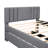 Upholstered Platform Bed with Trundle