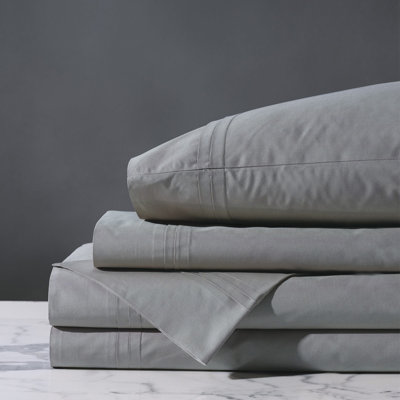 Vail 100% Cotton Percale Sheet Set