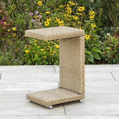 Dquarius Rectangular Outdoor Side Table - 33 cm W 42 cm D