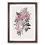 Redleaf Rose Flowers Illustration - Framed Print-55598181-55598179