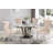Mcnair 4 - Person Marble Top Pedestal Dining Set-76956713