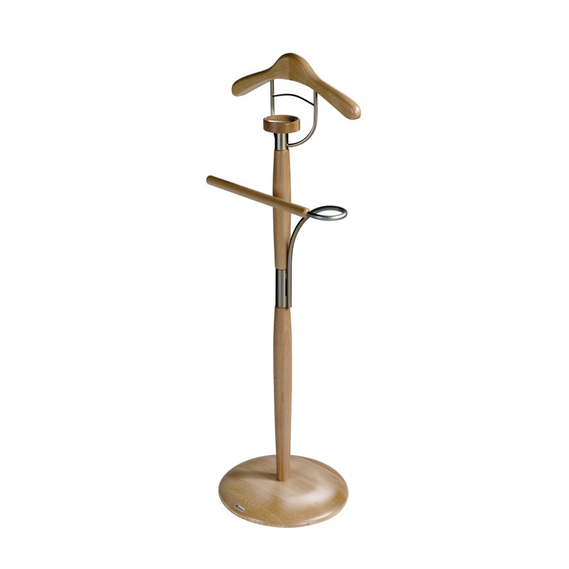 Freestanding Valet Stand, Oak
