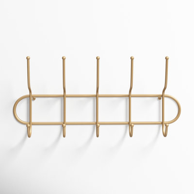 Itzel 5-Hook Metal Coat Rack