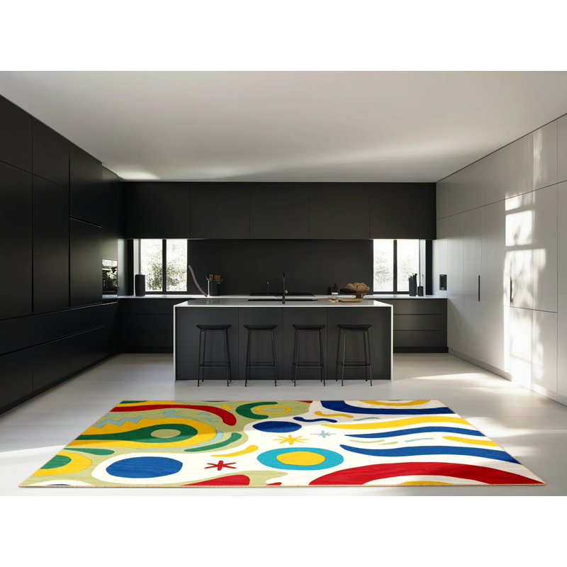 Jubilant Pop Rug, Round 6'