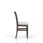 Tabouret de comptoir chocolat noir avec siège rembourré confortable et échelle moderne