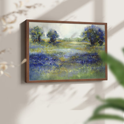 Vue de fleurs sauvages - impression encadrée - réaménageable