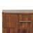Solid Wood Curved Ribbed Byrine With Drawer