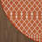  Positano 6' x Round Terracotta Modern Rug-191839127-191839133