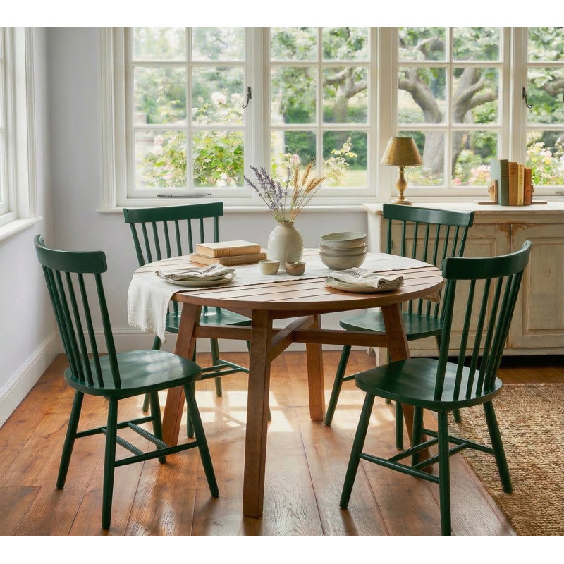 Calaby Dining Set, Green
