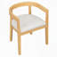 Ensemble de 2 chaises de salle à manger avec dossier incurvé et structure en bois massif-546810621-546810622-546810623