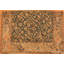 Tapis intérieur en laine 9 pi x 12 pi à main one-of-kind noué la 17th Century