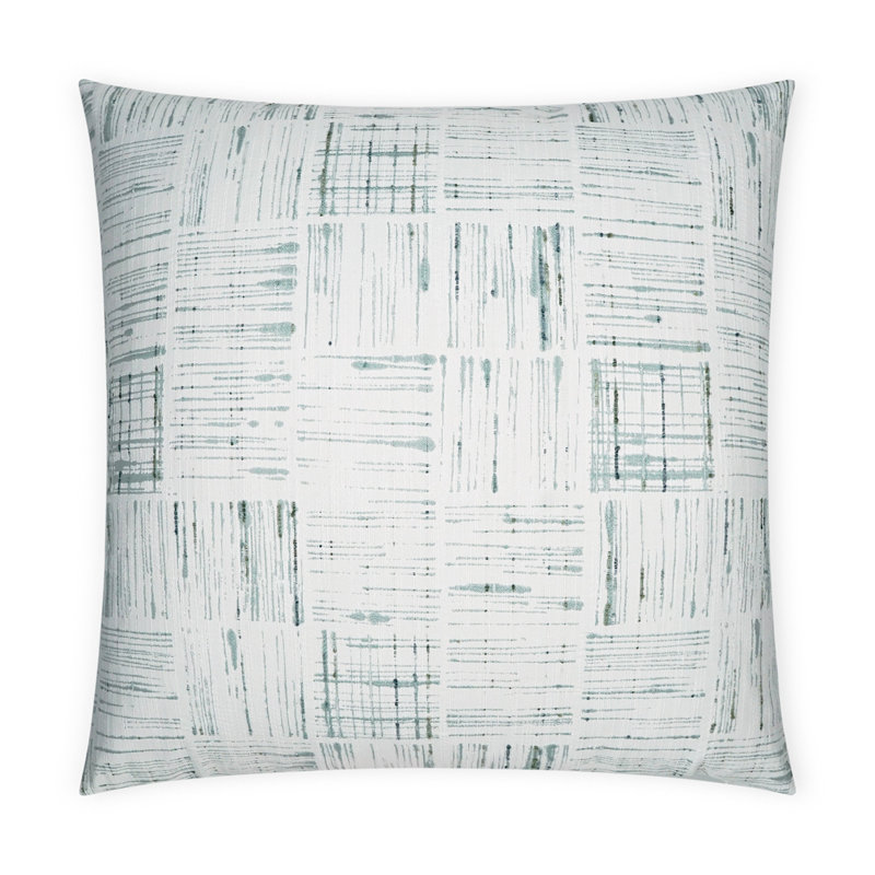 Coussin décoratif Line Up, Turquoise, Traversin H 14 po x l 42 po