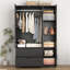 Garde-robe 4 portes avec miroir-667675704