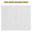 Panneau de particules blanc délavé avec placage de mélamine ... - Métal - 1 pièce - Meuble-lavabo - Blanc - Conception à double porte (sans lavabo inclus)