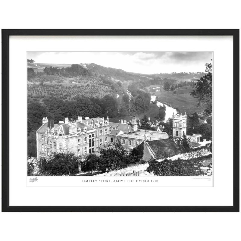 Limpley Stoke, Above The Hydro 1901 - Single Picture Frame Print, 40cm H x 50cm W x 2.3cm D