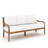 Breger 3-Piece Wood Patio Conversation Set