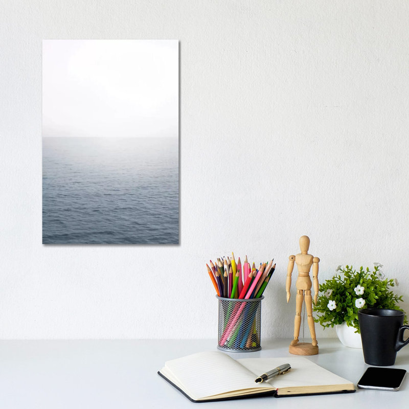 Snow On The Lake by Luke Anthony Gramme - Wrapped Canvas Print, 20.32 cm H x 30.48 cm W