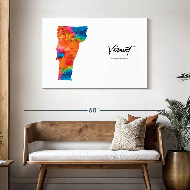 Mountain State Vermont Alysheeya, 30" H x 45" W