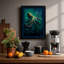 Octopus In Deep Waters Dark - Print-136686767-136686771