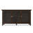 Acadian 62"W Solid Wood Transitional Storage Cabinet with Glass Doors and Adjustable Shelves-131470731