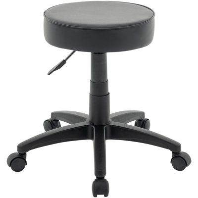 Mahidul Adjustable Height Ergonomic Lab Stool with Wheels by Inbox Zero