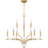 Amaran 9 - Light Dimmable Tiered Chandelier