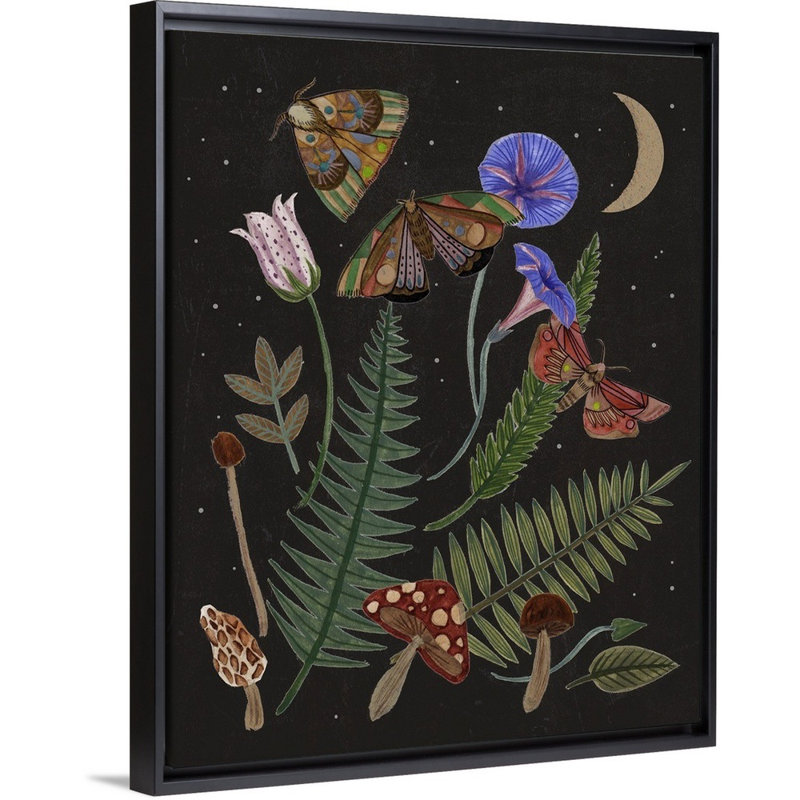 «Dark Forest IV» par Melissa Wang - reproduction d'art, Toile avec cadre noir, H 22 po x l 18 po x P 1,75 po